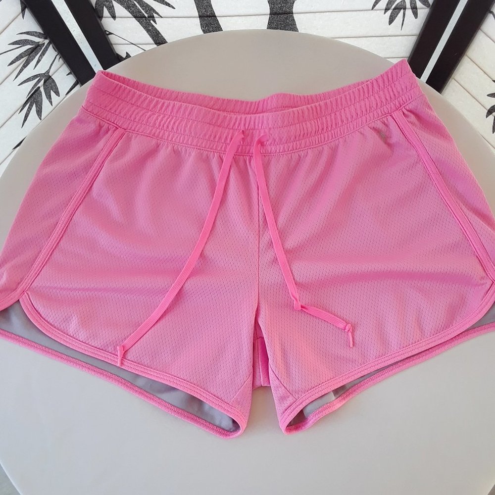 Danskin Bundle Of 2 Running Mesh Shorts - Pink & … - image 4